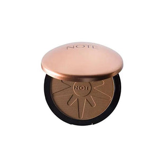 Note Bronzing Powder - Natural Sun-Kissed Look with Vitamin E & Ultra-Fine Texture Note Bronzing Powder - Natural Glow with Vitamin E Bronzing Powder, Natural sun-kissed look, Ultra-fine texture, Vitamin E, Makeup enhancer, Cosmetic, Makeup, Beauty, Skincare, Natural glow, Healthy complexion, Radiant appearance, Effortless application, Nourishing properties
