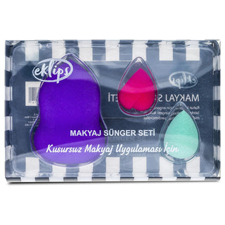 Eklips Professional Makeup Sponge Set - 3 Versatile Blending Sponges for Flawless Foundation & Concealer Application Eklips Makeup Sponge Set: Flawless Application makeup sponge set, professional makeup sponges, blending sponges, foundation sponge, concealer sponge, ergonomic makeup sponge, makeup applicator, makeup sponges, makeup blender, foundation blending sponge, concealer blending sponge, makeup applicator, blending tools, cosmetic sponges, beauty sponges, makeup tools, makeup accessories, flawless ma