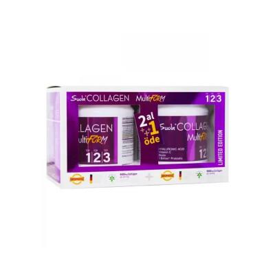 Suda Collagen Multiform: Advanced Collagen Powder Supplement - Type 1, 2, 3, Verisol, Fortigel, Tendoforte, Hyaluronic A