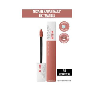 maybelline super stay matte ink lipstick 65 seductress, maybelline new york super stay matte liquid lipstick product swatch, maybelline matte ink 65 seductress lipstick tube Maybelline New York Super Stay Matte Ink Lipstick - 65 Seductress Maybelline Super Stay Matte Ink 65 Seductress | Long-Lasting Lip Color lipstick, matte-lipstick, long-lasting-lip-color, maybelline, makeup-enthusiasts, womens-beauty, liquid-lipstick, seductress, ai-generated, makeup
