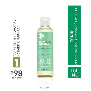 Tonik - Akneye Eğilimli Cilt / Sebo Pure Vegetal Facial Toner for Acne-Prone Skin - Natural Botanical Skincare Tonik Facial Toner for Acne-Prone Skin - Natural & Effective acne skincare, natural facial toner, botanical skincare, acne-prone skin solution, plant-based salicylic acid toner, skincare for oily skin, natural acne treatment, Tonik skincare, facial toner for acne, acne prevention skincare