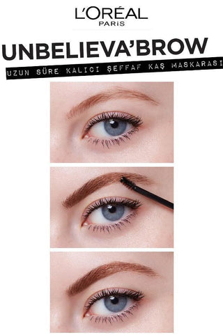 L'Oreal Paris UnbelievaBrow: Longwear Eyebrow Topcoat - Waterproof Smudge-Proof, 30H Hold - Clear Brow Mascara for Lasting Definition L'Oreal UnbelievaBrow: Waterproof Longwear Eyebrow Topcoat eyebrow mascara, longwear eyebrow topcoat, waterproof brow sealer, smudge-proof eyebrow makeup, 30 hour eyebrow mascara, Loreal eyebrow mascara, long lasting eyebrow topcoat, clear brow mascara, eyebrow gel, brow enhancer, waterproof makeup, smudge proof makeup, long lasting makeup, brow topcoat, eyebrow sealer, cosme