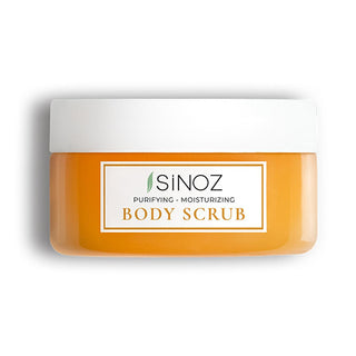 Sinoz Gold Aura Body Scrub - Exfoliating Sea Salt Scrub for Smooth, Moisturizing Skin - Natural Oils & Vitamin E Sinoz Body Scrub: Exfoliate & Moisturize for Smooth Skin body scrub, exfoliating scrub, moisturizing body scrub, sea salt scrub, natural body scrub, Sinoz body peeling, Gold Aura body scrub, body scrub for smooth skin, body exfoliant, skin exfoliation, moisturizing scrub, tea tree oil scrub, coconut oil scrub, cucumber seed oil, vitamin E, glycerin, gold aura scent, smooth skin, radiant skin, dry