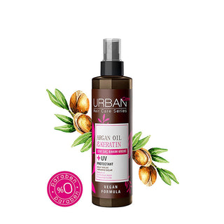 urban care argan oil hair cream bottle, close-up of argan oil hair cream application, urban care argan oil ingredients Urban Care Argan Oil Moisturizing & Anti-Breakage Liquid Hair Cream 6.76 fl. oz. Urban Care Argan Oil Hair Cream - Nourishing & Anti-Breakage argan-oil, hair-care, anti-breakage, moisturizing-hair-cream, brittle-hair-treatment, smoothing-hair-product, keratin-hair-care, nourishing-hair-cream, leave-in-conditioner, ai-generated