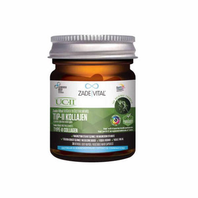 Zade Vital Type II UC-II Collagen Supplement: Joint Health & Cartilage Support - Unmodified Collagen Capsules for Flexib