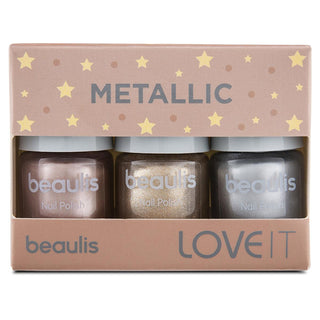 Beaulis 3-Piece Metallic Nail Polish Set - Long-Lasting, Easy to Apply Nail Color Variety for Fashionable Individuals Beaulis 3-Piece Metallic Nail Polish Set - Long-Lasting & Easy nail polish set, Beaulis nail polish, metallic nail polish, long-lasting nail polish, easy to apply nail polish, nail care products, fashionable nail color, convenient nail polish, variety nail polish set, nail polish for at-home use, ergonomic nail polish, rich color pigments, long-lasting nail color, chip-resistant nail polish,
