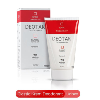 Deotak Deodorant Cream - Long Lasting Protection for Sensitive Skin - Natural Deodorant for Men and Women