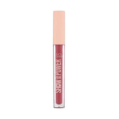 Show By Pastel Likit Ruj Show Your Power Mat 605 - Long-Lasting Vegan Lipstick
