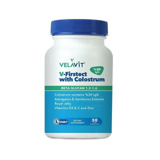 Velavit V-Firstect With Colostrum 30 Tablets