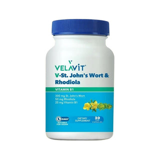 Velavit V-St. John's Wort & Rhodiola 30 Capsules