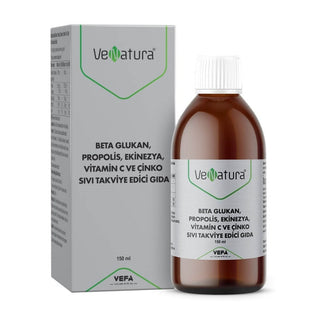 VeNatura Beta Glucan, Propolis, Echinacea, Vitamin C and Zinc 150 ml