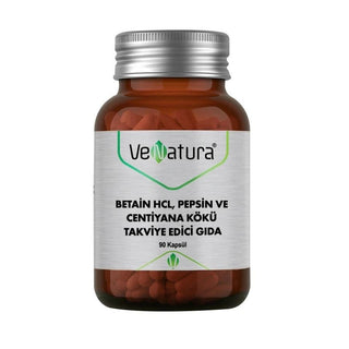 Venatura Betaine HCl Pepsin and Gentian Root 90 Capsules