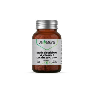 Venatura Iron Bisglycinate and Vitamin C 90 Capsules