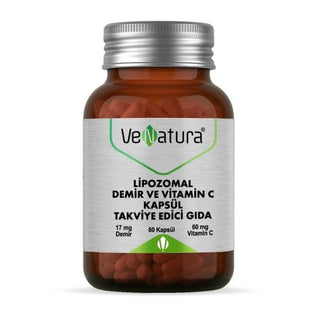 VeNatura Liposomal Iron and Vitamin C 60 Capsules