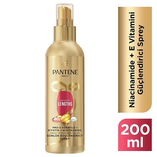 Pantene Infinite Lengths Biotin Hair Strengthening Spray - Leave-In Treatment for Damaged Hair Repair & Long Hair Care Pantene Infinite Lengths Biotin Hair Spray-Strengthen & Repair! hair strengthening spray, biotin hair spray, leave-in hair treatment, damaged hair repair, Pantene Infinite Lengths, hair protection spray, niacinamide hair spray, long hair care, hair breakage treatment, daily hair spray, hair spray, biotin, niacinamide, leave-in treatment, hair repair, hair protection, long hair, hair care, d