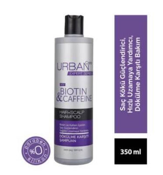 Urban Care Expert Series Biotin and Caffeine Shampoo - Nourishing, Sulfate-Free, 11.83 fl oz Biotin & Caffeine Shampoo for Healthy Hair Growth Biotin shampoo, Caffeine shampoo, Sulfate-free shampoo, Paraben-free shampoo, Nourishing hair care, Healthy hair growth, Natural hair care products, Hair nourishment, Hair strengthening, Sensitive scalp solutions, Chemical-free hair care, Urban Care Expert Series