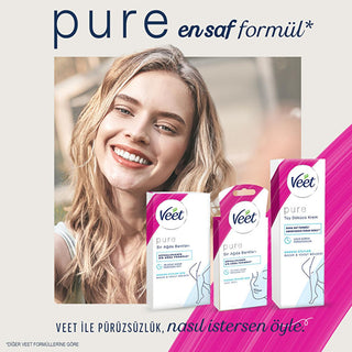 veet pure hair removal cream for normal skin 200ml - front view, veet pure hair removal cream 200ml - application spatula, veet hair removal cream texture Veet Pure Hair Removal Cream for Normal Skin - Smooth Texture | 200 ml Veet Pure Hair Removal Cream - Normal Skin 200ml veet, hair-removal-cream, smooth-skin, women-products, ammonia-free, gentle-formula, hair-removal, personal-care, skin-care, ai-generated