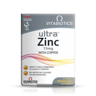 Vitabiotics Ultra Zinc 15 mg 60 Tablets