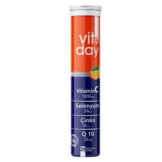 Vit&Day Vitamin C 1000 mg 20 Effervescent Tablets