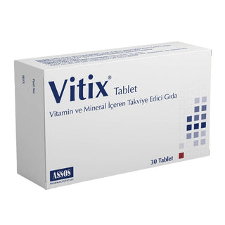 Vitix Vitamin Tablets - 30 Count | Dietary Supplement