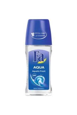 Fa Aqua Women's Roll-On Deodorant 50ml - Anti-White Stain, Long-Lasting Freshness