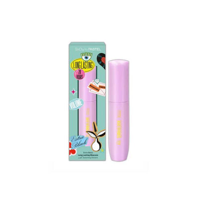 Pastel Show Your Look: Long Lasting Extra Black Mascara - Volumizing, Smudge-Proof, Water Resistant - Silicone Brush & C