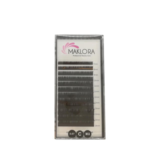 Maklora False Eyelashes - Volume Silk Eyelashes C Curl 0.07 Thickness Mixed Length 7-14mm Maklora Volume Silk Eyelashes C Curl - Enhance Your Beauty False Eyelashes, Volume Eyelashes, Silk Eyelashes, C Curl Eyelashes, Mixed Length Eyelashes, Beauty Enhancements, Cosmetic Accessories, Makeup Essentials, Eyelash Extensions, Luxury Beauty Products