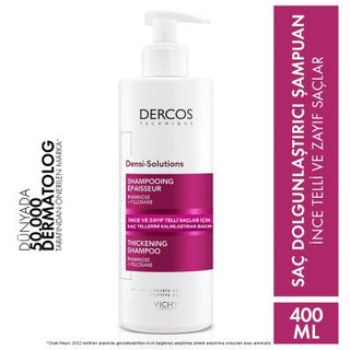 Vichy Dercos Densi-Solutions Volumizing Shampoo: Thickening Shampoo for Thin, Weak Hair with Biotin & Organic Olive Oil - Paraben Free, 13.5 fl oz Vichy Dercos: Volumizing Shampoo for Thin Hair | Biotin & Olive Oil thin hair shampoo, weak hair shampoo, volumizing shampoo, hair thickening shampoo, biotin shampoo, organic olive oil shampoo, paraben free shampoo, shampoo for fine hair, hair strengthening shampoo, Vichy Dercos shampoo, shampoo, hair care, hair volume, thin hair, weak hair, biotin, organic olive