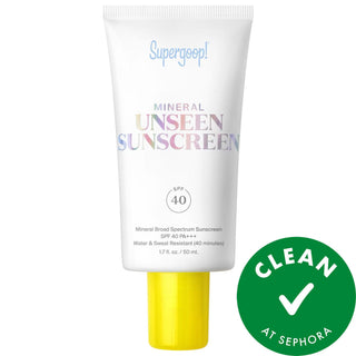Mineral Unseen Sunscreen SPF 40 - Sheer, Weightless Mineral Sunscreen for Sensitive Skin Mineral Sunscreen SPF 40 for Sensitive Skin mineral sunscreen, SPF 40, sensitive skin, zinc oxide, broad spectrum sun protection, sheer sunscreen, weightless sunscreen, scentless sunscreen, bamboo extract, antioxidant properties, chemical-free sunscreen, clean beauty, skincare, sun protection, face sunscreen, daily sunscreen, makeup primer