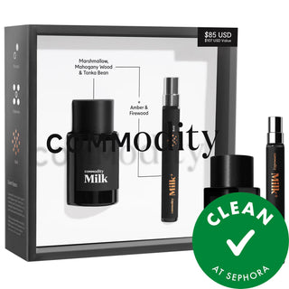 Commodity Best of Milk Eau de Parfum Mini Duo Set: Versatile Warm Fragrance - Expressive & Bold Scents, Marshmallow, Tonka Bean - Explore Your Scent Space Commodity Milk Perfume Duo: Warm Eau de Parfum Set Milk Eau de Parfum, Fragrance duo set, Commodity Milk, Marshmallow perfume, Warm fragrance set, Everyday perfume, Bold perfume, Scent Space Milk, Mini perfume set, Tonka bean fragrance, Eau de Parfum, mini perfume, fragrance set, warm scents, comforting scents, fragrance enthusiast, travel perfume, gift f