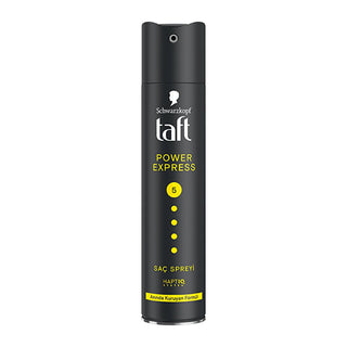 Taft Power Express: Extra Strong Hold Hair Spray - 48H Mega Hold, Fast Drying, Adds Shine - [Volume] fl oz Taft Power Express: Strong Hold Hair Spray - Long Lasting Shine hair spray, strong hold hair spray, shine hair spray, fast drying hair spray, long lasting hair spray, hair styling product, Taft hair spray, extra hold hair spray, hair styling, hair care, style, hold, shine, fast drying, long lasting, hair product, women's hair, hairspray, volume hairspray