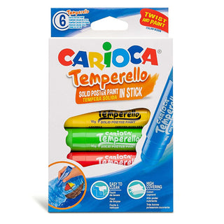 carioca temperello stick crayons 6 pack, vibrant non-toxic coloring crayons, children's art supplies Carioca Temperello Stick Crayons - 6 Pack | Non-Toxic Carioca Temperello Stick Crayons - 6 Pack temperello, coloring-crayons, non-toxic-art-supplies, kids-art-materials, carioca, art-education, crafts-for-kids, washable-coloring, school-supplies, ai-generated