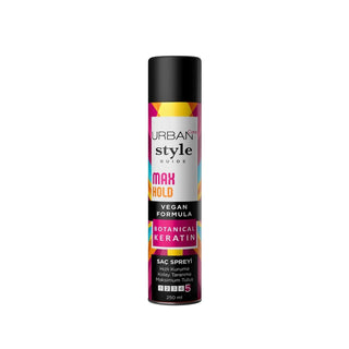 URBAN Care Style Guide Max Hold Hair Spray - Maximum Hold, 250ml, Long-Lasting Styling URBAN Care Max Hold Hair Spray - Long-Lasting Style Hair spray, Maximum hold hair spray, URBAN Care hair products, Long-lasting hair styling, 250 ml hair spray, Styling products, Hair care, Aerosol spray, Strong hold hair products
