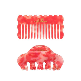 Invisibobble Au Soleil Hair Accessories Set: Beachcomber Comb & Hair Ties - Gentle, Tangle-Free Styling for All Hair Types Invisibobble Hair Ties & Comb Set - Tangle-Free Hair Styling Invisibobble hair ties, hair comb set, hair accessories set, Au Soleil Beachcomber collection, hair styling tools, hair styling accessories, tangle free hair ties, hair tie and comb set, hair ties, hair comb, hair styling, tangle-free, breakage-free, hair accessories, women's accessories, beauty, hair care, styling tools, hair