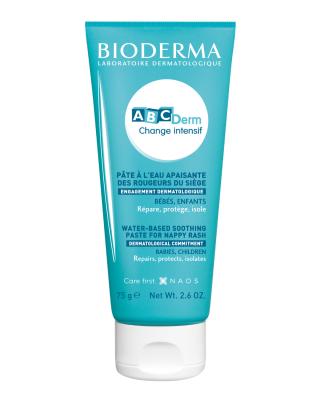 Bioderma Abcderm Change Intensive Baby Care Cream for Sensitive Skin - 2.54 fl oz, Paraben-Free, Fragrance-Free Bioderma Abcderm Change Intensive Baby Cream - Soothing Sensitive Skin baby care cream, diaper area care, sensitive skin care, dermatologically safe baby products, paraben-free baby cream, fragrance-free baby products, newborn baby care, gentle baby products, water-based baby cream