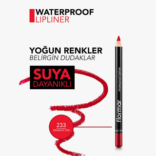 Flormar Mat Dudak Kalemi - Suya Dayanıklı, Yoğun Pigmentli, Uzun Süre Kalıcı Mat Lip Liner Flormar Mat Dudak Kalemi - Suya Dayanıklı & Uzun Süre Kalıcı Mat Dudak Kalemi, Waterproof Lip Liner, High Pigment Lip Liner, Flormar Lip Liner, Long Lasting Lip Makeup, Suya Dayanıklı Makyaj, Kozmetik, Makyaj, Dudak Kalemi, Güzellik Ürünleri, Mat Bitiş, Vitamin C, Vitamin E, Hassas Uygulama, Uzun Süre Kalıcı Makyaj