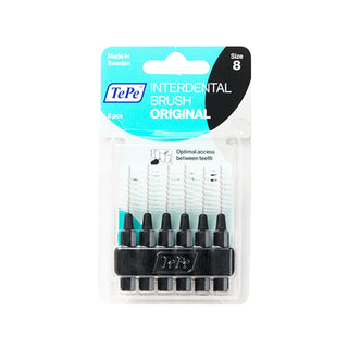 Tepe Interdental Brush 6-Pack - 1.5 mm, Black - Effective Oral Hygiene for Tight Spaces Tepe Interdental Brush 6-Pack - 1.5 mm Black interdental brush, Tepe brand oral care, black interdental brushes, 1.5 mm interdental brush, oral hygiene accessories, dental care, oral health, interdental cleaning, dental hygiene, Tepe interdental brushes, black oral care products, precise oral cleaning, dental hygiene tools