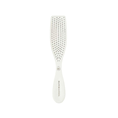 Olivia Garden Essential Style Wet Fine Hair Bristles Ice White Hair Brush for Gentle Detangling and Styling