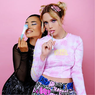 Soda Makeup Brush Set - 5 Piece Mermaid Tail Design for Travel & Daily Use Soda 5-Piece Makeup Brush Set - Mermaid Tail Design makeup brush set, travel makeup brushes, synthetic bristle brushes, themed makeup accessories, mermaid tail design, cosmetic brushes, makeup essentials, beauty tools, travel beauty products