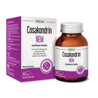 orzax cosakondrin nem tablets supplement, joint health formula by orzax Orzax Cosakondrin Nem 30 Tablets - Joint Health Formula Orzax Cosakondrin Nem Tablets - Joint Support orzax, joint-health, cosakondrin, health-supplement, egg-membrane, natural-ingredients, anti-inflammatory, hyaluronic-acid, seniors, ai-generated