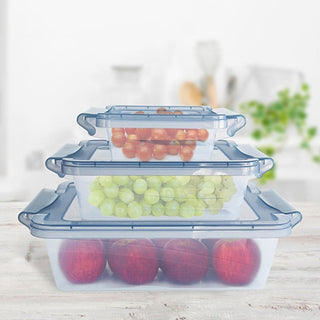 Decobella 3-Piece Airtight Storage Container Set - BPA-Free, Stackable, and Dishwasher Safe for Kitchen Organization Decobella Airtight Storage Container Set - BPA-Free & Stackable storage containers, airtight containers, kitchen organization, BPA-free containers, stackable containers, kitchen storage solutions, food storage containers, meal prep containers, healthy kitchen essentials, kitchen organization ideas, clutter-free kitchen, fresh food storage