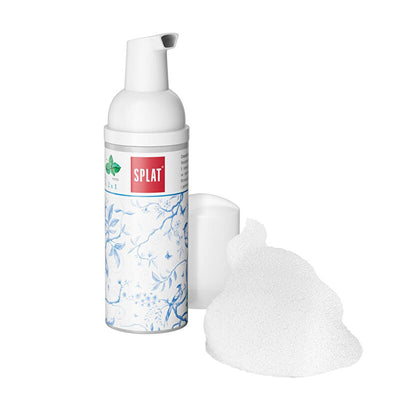 Splat Oral Care: 2-in-1 Mint Mouth Cleaning Foam | Rapid Teeth Cleaning, Cavity Protection, & Fresh Breath | On-the-Go O