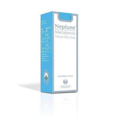 Neptune Melatonin Drops: Fast-Acting Liquid Sleep Aid for Insomnia Relief & Jet Lag - Natural Sleep Supplement, 30ml