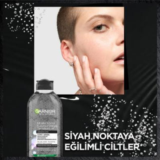 Garnier Micellar Cleansing Gel: Charcoal & Salicylic Acid - Gentle Makeup Remover for Acne Prone Skin, Blackhead Removal, Pore Cleansing - 400ml Garnier Micellar Gel: Acne & Blackhead Control - Gentle Cleanse micellar cleansing gel, makeup remover, acne prone skin, charcoal face cleanser, salicylic acid cleanser, blackhead removing cleanser, Garnier micellar water, oil free makeup remover, gentle facial cleanser, pore cleansing gel, micellar water, face wash, cleanser, skincare, acne treatment, blackhead re