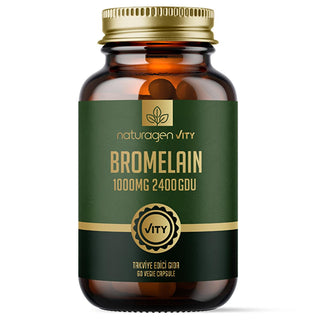 Naturagen Bromelain 1000mg - 2400 GDU, Natural Decongestant & Vegan Digestive Enzymes, Nasal Congestion & Gut Health Support, 60 Capsules Naturagen Bromelain 1000mg: Natural Decongestant & Gut Health Bromelain supplement, Natural decongestant, Digestive enzymes, Vegan bromelain, Bromelain 1000mg, Prebiotic supplement, Nasal congestion relief, Hindiba root supplement, Gut health supplement, Plant-based enzymes, Bromelain, decongestant, digestive aid, vegan supplement, prebiotic, gut health, nasal support, si