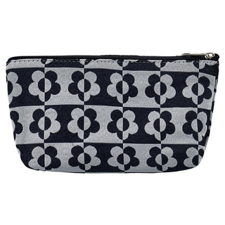 Eklips Black Floral Makeup Bag & Travel Pouch
