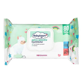 Babydream Extra Sensitive Baby Wipes - Gentle, Vegan-Friendly, 80 Count - Hypoallergenic, Dermatologically Tested Babydream Extra Sensitive Baby Wipes - Gentle & Vegan baby wipes, sensitive skin care, hypoallergenic baby products, vegan baby wipes, aloe vera baby care, dermatologically tested baby products, gentle baby care, baby skin care, eco-friendly baby products, natural baby wipes, baby essentials, new mom gifts