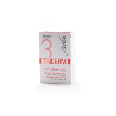 BioNike Triderm Marseille Soap Bar - Gentle & Moisturizing Solid Cleansing Soap for Sensitive, Dry Skin - Authentic Mars