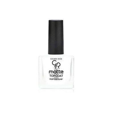 Golden Rose Matte Top Coat Nail Polish - Matte Finish Effect for Nail Art Designs