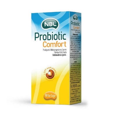 NBL Probiotic Comfort Probiotic Supplement Powder for Gut Health Support - 10 Sachets